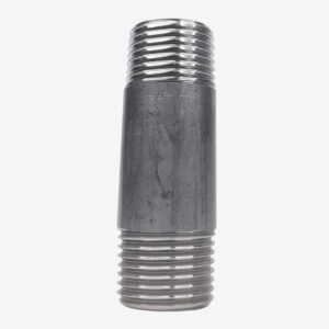 TA Automação - Conexão Nipple Duplo Longo Inox BSP/NPT