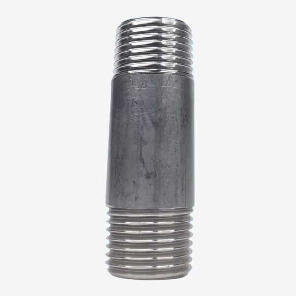 TA Automação - Conexão Nipple Duplo Longo Inox BSP/NPT