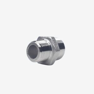 TA Automação - Conexão Nipple Duplo Com Redução Inox